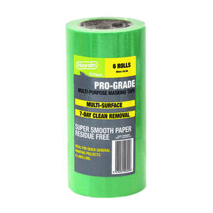 Haydn: Green All Purpose Masking Tape 36mm x 54.8m 6pk