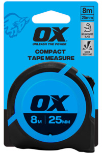 Ox: OX Trade Compact Tape Measure 8m