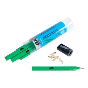 Ox: OX Trade Hard Green Carpenters Pencils