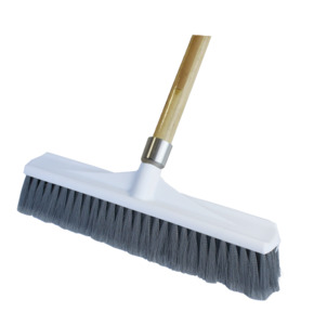 Nz Brush: Floor Broom Grey Flagged Poly Fill