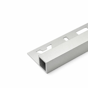 Dta: Aluminium Box Square Edge 3m x 10mm Matt Silver