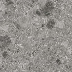Quantum: Big Rock Terrazzo Dark Grey 60x60cm | m²