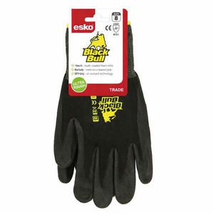 Esko Black Bull Nitrile Glove Header