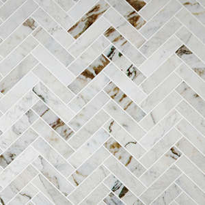 Stoneage Mosaic - Herringbone Bazzila Polished | Sheet