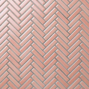 Artisan Mosaics Blush Herringbone 306 × 299 mm | Sheet