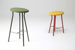 Seating: Perret Stool Low | Upholstered