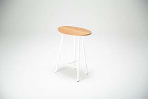 Seating: Perret Stool Low | Wood