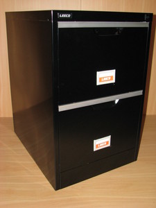 Products: 2 Drawer Filing Cabinet Black