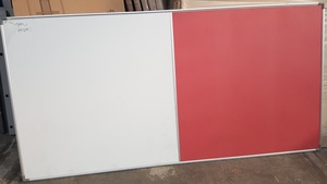 Dual Pink Foam/whiteboard