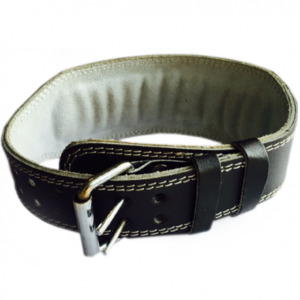 Lumbar Support Leather Weightlifting Belt