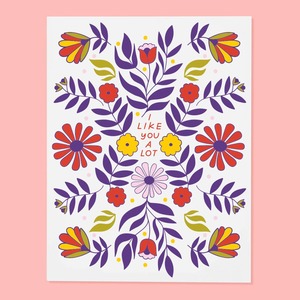 Frontpage: Like You A Lot Card