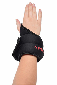 Spri Thumb-Lock Wrist Weights x 2 / 2lb/900gm