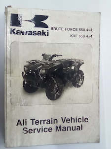 Transport Books: Kawasaki Brute Force 650 & KVF 650 Factory Service Manual (2007)