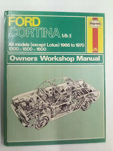 Transport Books: Ford Cortina Mk 2 1966-1970 Haynes Workshop Manual