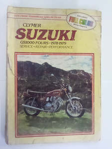 Clymer Suzuki GS1000 Fours 1978-1979 - Service, Repair, & Performance