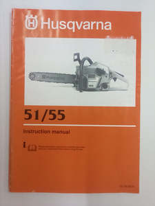 Workshop Manuals: Husqvarna 51/55 Instruction Manual