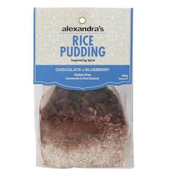 Rices Grains: Alexandra's Rice Pudding Chocolate & Blueberry 230gm (8)