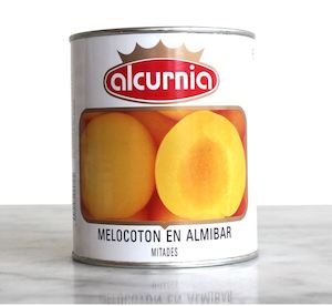 Cans, Preserves & Olives: Alcurnia Peach Halves 850ml
