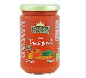 Tomatoes Tinned Sauces: Fattorie Umbre Tradizionale Biologico (Organic Napoletana) Sauce 280gm