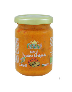 Tomatoes Tinned Sauces: Fattorie Umbre Organic Grilled Vegetable Pesto 130g