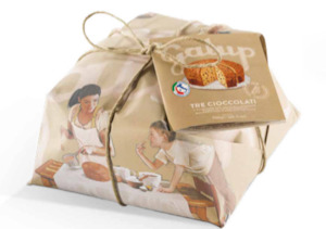 Galup Traditional "3 chocolates" sumptuous chocolate drops panettone 750g Availa&hellip;