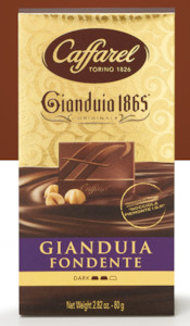 Confectionery: Caffarel Gianduia Fondant chocolate bar 80g 73246