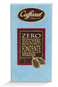 Confectionery: Caffarel Dark chocolate bar 100g NO ADDED SUGAR 73401