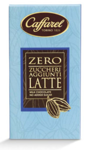 Caffarel Milk chocolate bar 100g NO ADDED SUGAR 73431