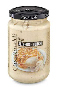 Tomatoes Tinned Sauces: Casa Rinaldi Alfredo with Mushroom pasta  Sauce 350g