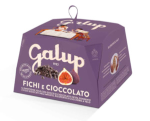 Galup Traditional Figs & extra dark chocolate panettone 750g Available in 2 weeks