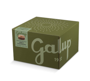 Grab Galup Traditional Pear & Chocolate panettone Box 750g Available in 2 weeks