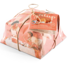 Galup Traditional Peach Amaretti & extra dark chocolate panettone 750g AVAILABLE IN 2 WEEKS