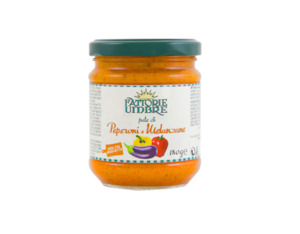 Pesto Pastes: Fattorie Umbre Peppers & Eggplant Cream 180gm