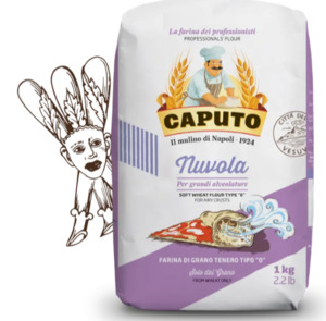 Caputo Nuvola specialist pizzeria flour 1kg Bag Clearance Dated stock