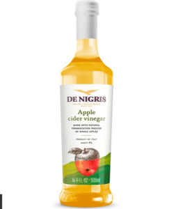 Oils Vinegars Mustards: De Nigris Apple Cider Vinegar 500ml