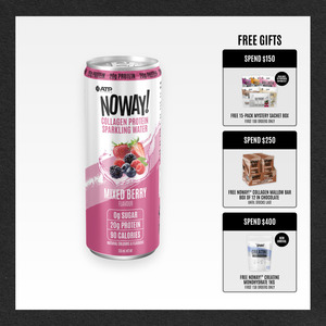NOWAY!® Collagen Protein Sparkling Water - Mixed Berry