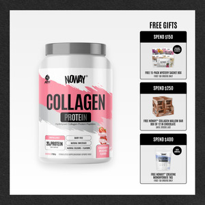 Recovery Supplements: NOWAY!® Collagen Protein - Strawberry Milkshake