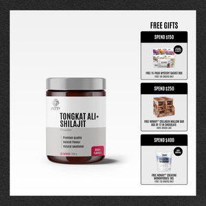 Endurance Supplements: Tongkat Ali + Shilajit Powder - Berry