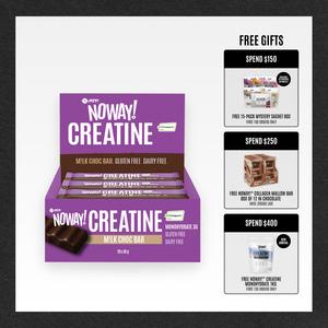 Creatine: NOWAY!® Creatine Choc Bar Box of 20 - M!lk Choc