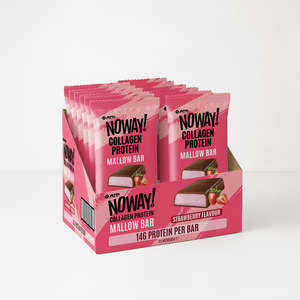 NOWAY!® Collagen Marshmallow Bar Box of 12 - Strawberry