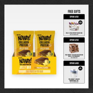 NOWAY!® Collagen Jelly Bar Box of 12 - Pineapple