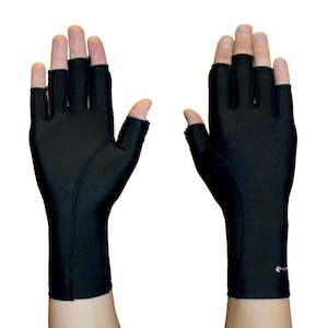 Gloves: Oedema Glove Black 3/4 Finger -  Single