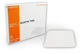 Foam Dressings: ALLEVYN THIN 10CM X 10CM BOX OF 5