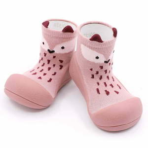 Attipas Endangered Fox - Pink - Attipas Official NZ Site Baby & Toddler Shoes