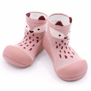 Products: Attipas Endangered Fox - Pink - Attipas Official NZ Site Baby & Toddler Shoes