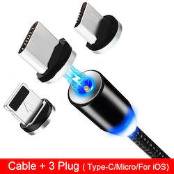 Batteries Chargers: 3in1 Magnetic Charger Cable