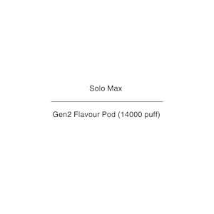 Disposables: Solo Max Gen2 Pods (14000 puff)