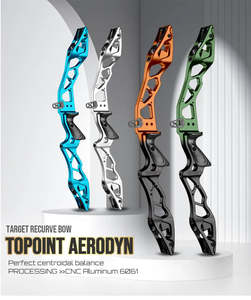 TOPOINT - Recurve Bow AERODYN RISERS 25" - Riser (顶点 - 弓把)