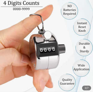 4 Digit Manual Counting Arrow Counter