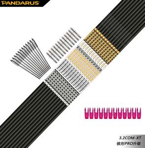 PANDARUS - CA320 COM-XT Arrows (12 arrows per pack) - for Compound Bow